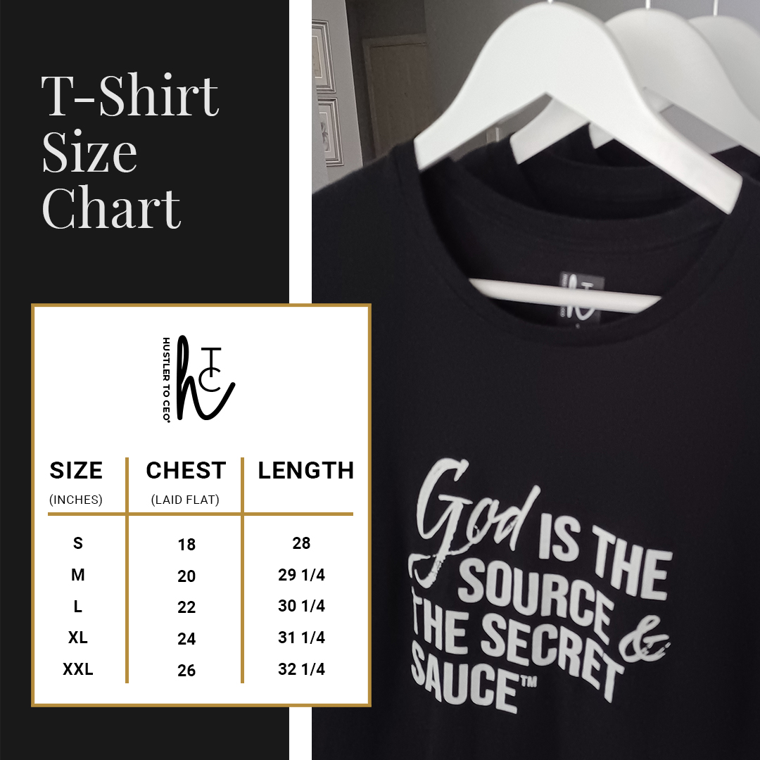 T-Shirt Size Chart