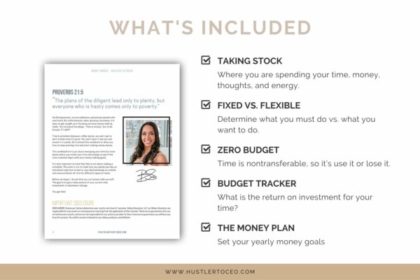 Money Moves Workbook | Hustler To CEO