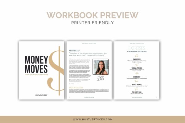 Money Moves Workbook | Hustler To CEO