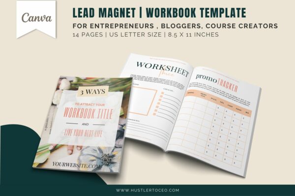 The Boss Lady Workbook Canva Template - Hustler To CEO