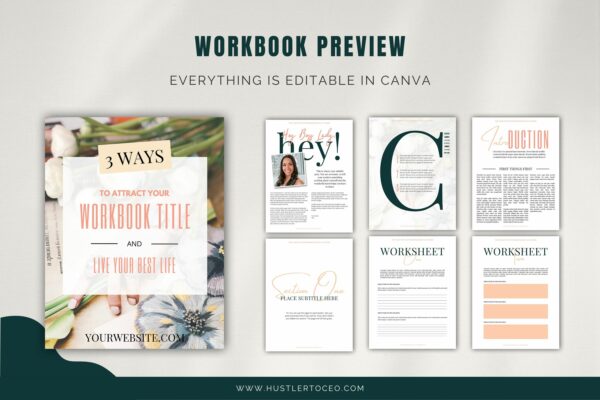 The Boss Lady Workbook Canva Template - Hustler To CEO