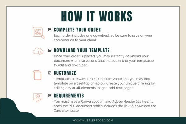 The Boss Lady Workbook Canva Template - Hustler To CEO